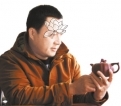 紫砂壶艺师图片：张哲伟 