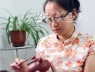 紫砂壶艺师图片：钱玮 